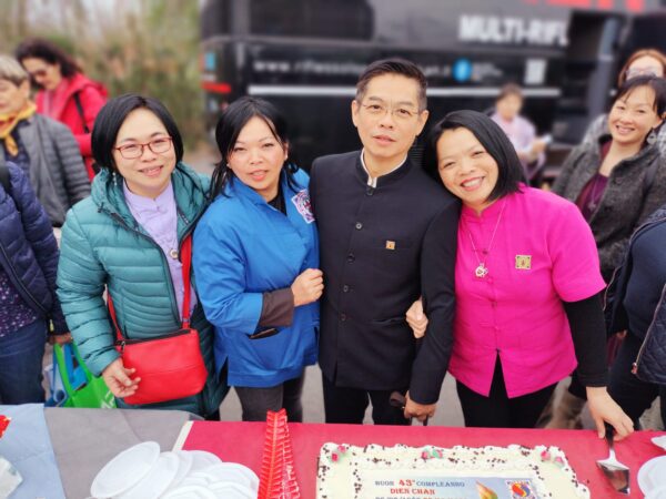 Famiglia Truong vietnamita Dien Chan originale
